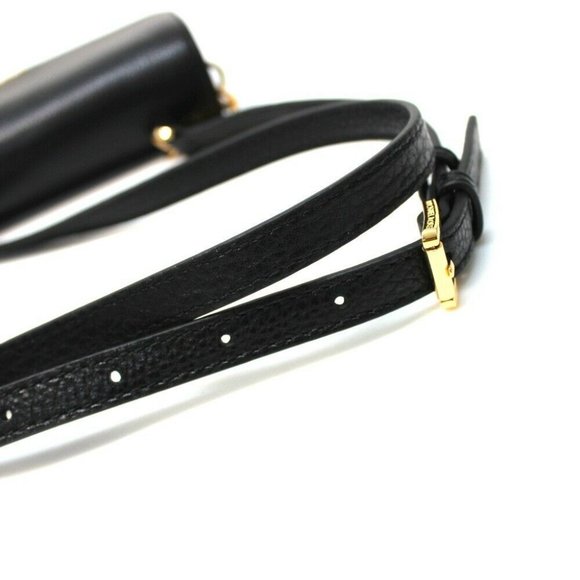 AUTHENTIC UNUSED MICHAEL KORS Chain Bag Pochette Shoulder Bag Black Leather - Picture 11 of 11